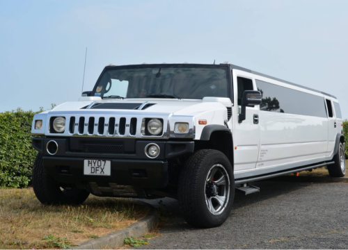 Hummer Stretch Limousine white colour